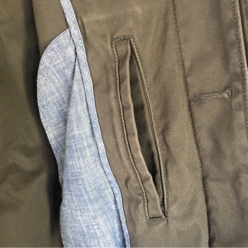 The Gap Dark Gray Lightweight Trench Coat, Size L - Picture 4 of 11